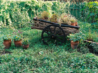 винтажный ландшафтный дизайн