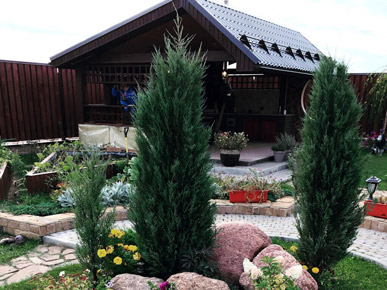 благоустройство участка цена