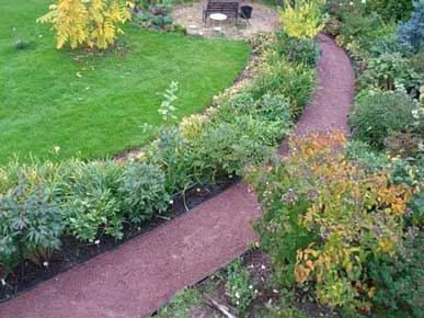 Устройство тропинок из отсева