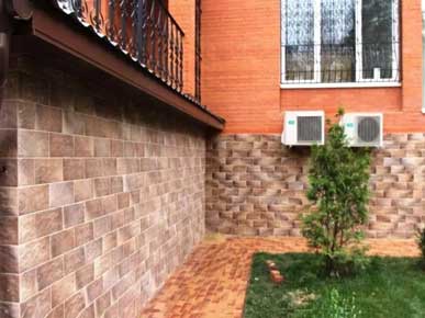 Отделка клинкером