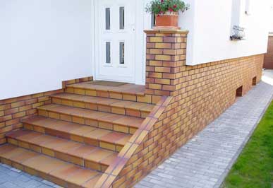 Облицовка ступеней клинкером в СПб