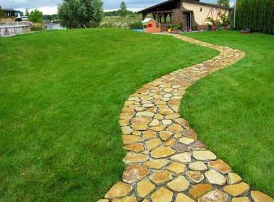 мощение известняком  заказать