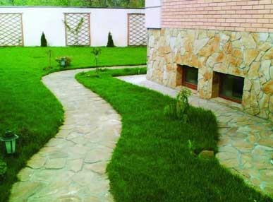 мощение известняком  в СПб