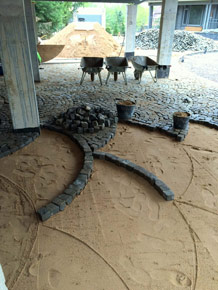 Мощение брусчаткой в СПб