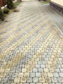 Мощение тротуарной плиткой заказать