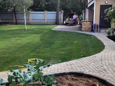 ремонт газона в СПб