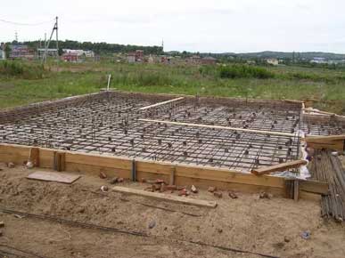 устройство плитного фундамента СПб