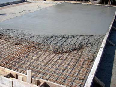 монтаж плитного фундамента цена